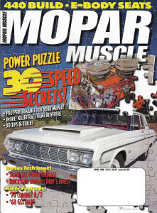 MOPAR MUSCLE 1999 APR - SPAULDING 440 DART, PILOT CAR